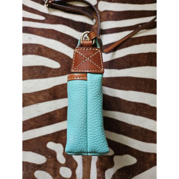 Excellent! Dooney & Bourke Pale Blue Pebble Grain Katie Crossbody Warranty Card - Picture 3 of 8